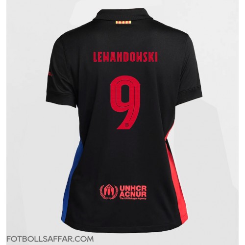 Barcelona Robert Lewandowski #9 Bortatröja Dam 2024-25 Kortärmad